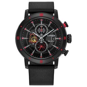 Citizen Men's Darth Vader Chronograph Date Eco-Drive Black Watch 44MM CA0769-04W